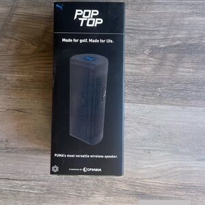 Puma PopTop Black Wireless Speaker